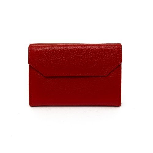 Дамско портмоне ENZO NORI модел CANDY естествена кожа червен